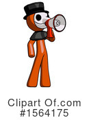 Orange Man Clipart #1564175 by Leo Blanchette