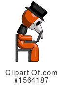 Orange Man Clipart #1564187 by Leo Blanchette