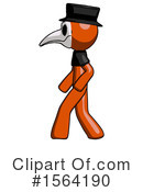 Orange Man Clipart #1564190 by Leo Blanchette