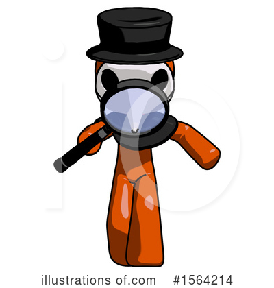 Royalty-Free (RF) Orange Man Clipart Illustration by Leo Blanchette - Stock Sample #1564214