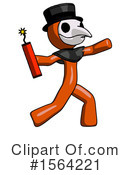 Orange Man Clipart #1564221 by Leo Blanchette
