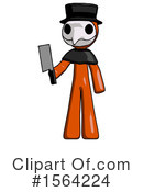 Orange Man Clipart #1564224 by Leo Blanchette