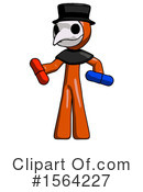 Orange Man Clipart #1564227 by Leo Blanchette