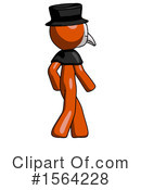 Orange Man Clipart #1564228 by Leo Blanchette