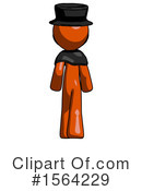 Orange Man Clipart #1564229 by Leo Blanchette