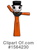 Orange Man Clipart #1564230 by Leo Blanchette