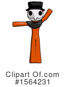 Orange Man Clipart #1564231 by Leo Blanchette