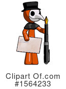 Orange Man Clipart #1564233 by Leo Blanchette
