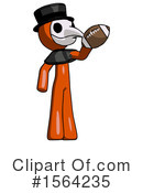 Orange Man Clipart #1564235 by Leo Blanchette