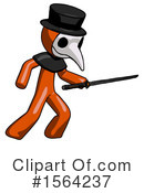 Orange Man Clipart #1564237 by Leo Blanchette