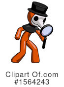 Orange Man Clipart #1564243 by Leo Blanchette