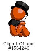 Orange Man Clipart #1564246 by Leo Blanchette