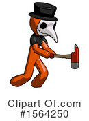 Orange Man Clipart #1564250 by Leo Blanchette