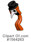 Orange Man Clipart #1564263 by Leo Blanchette