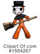 Orange Man Clipart #1564267 by Leo Blanchette