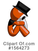 Orange Man Clipart #1564273 by Leo Blanchette