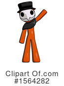 Orange Man Clipart #1564282 by Leo Blanchette