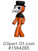 Orange Man Clipart #1564285 by Leo Blanchette