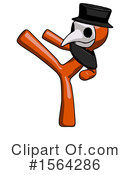 Orange Man Clipart #1564286 by Leo Blanchette