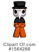 Orange Man Clipart #1564288 by Leo Blanchette