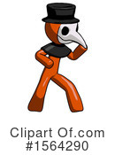 Orange Man Clipart #1564290 by Leo Blanchette