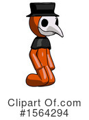 Orange Man Clipart #1564294 by Leo Blanchette