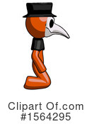 Orange Man Clipart #1564295 by Leo Blanchette