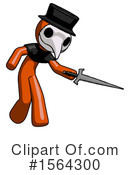 Orange Man Clipart #1564300 by Leo Blanchette