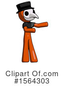Orange Man Clipart #1564303 by Leo Blanchette