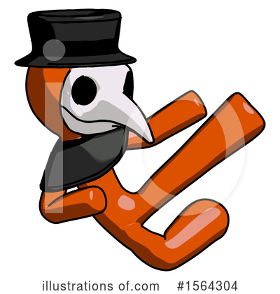Royalty-Free (RF) Orange Man Clipart Illustration by Leo Blanchette - Stock Sample #1564304