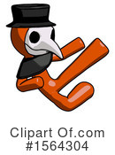 Orange Man Clipart #1564304 by Leo Blanchette
