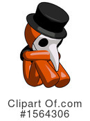 Orange Man Clipart #1564306 by Leo Blanchette