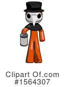 Orange Man Clipart #1564307 by Leo Blanchette