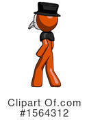 Orange Man Clipart #1564312 by Leo Blanchette