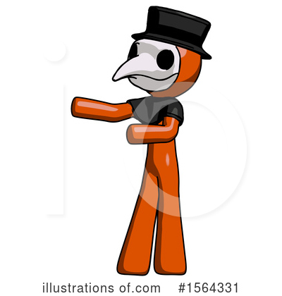 Royalty-Free (RF) Orange Man Clipart Illustration by Leo Blanchette - Stock Sample #1564331