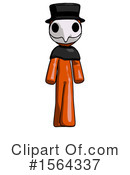 Orange Man Clipart #1564337 by Leo Blanchette