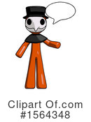 Orange Man Clipart #1564348 by Leo Blanchette