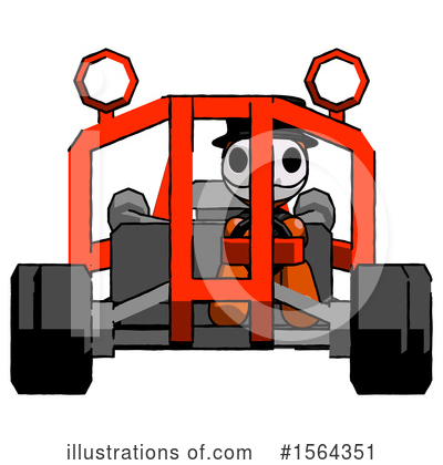 Royalty-Free (RF) Orange Man Clipart Illustration by Leo Blanchette - Stock Sample #1564351