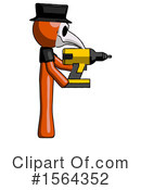 Orange Man Clipart #1564352 by Leo Blanchette