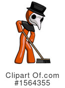 Orange Man Clipart #1564355 by Leo Blanchette