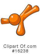 Orange Man Clipart #16238 by Leo Blanchette