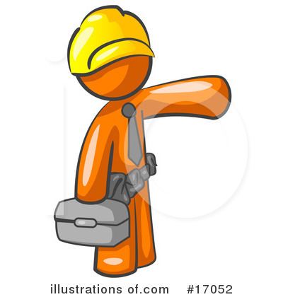 Construction Worker Clipart #17052 by Leo Blanchette