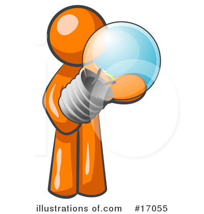 Light Bulb Clipart #17055 by Leo Blanchette