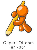 Orange Man Clipart #17061 by Leo Blanchette