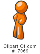Orange Man Clipart #17069 by Leo Blanchette