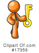 Orange Man Clipart #17356 by Leo Blanchette