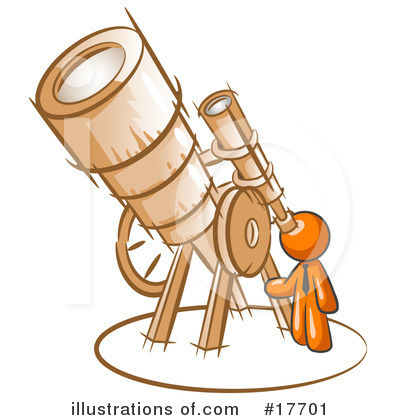 Astronomer Clipart #17701 by Leo Blanchette