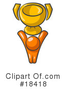 Orange Man Clipart #18418 by Leo Blanchette