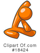 Orange Man Clipart #18424 by Leo Blanchette