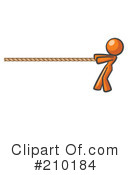 Orange Man Clipart #210184 by Leo Blanchette